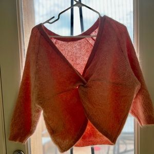 Ba&sh pull fill sweater in rose color size 1, never worn + tags